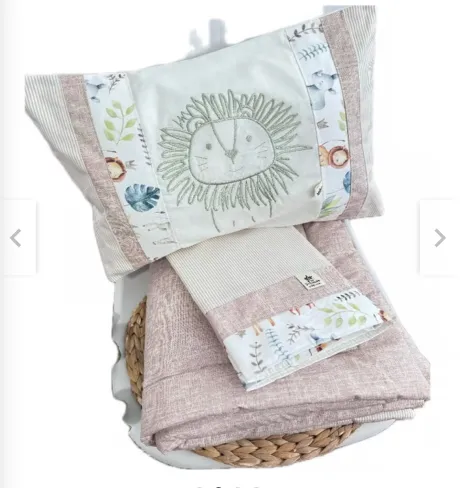 set para cuna colecho estrellas beige y gris colchón 50x85x5