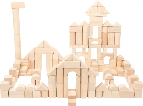 Holzbausteine Natur 200er-Pack im Beutel | small foot Holzspielzeug