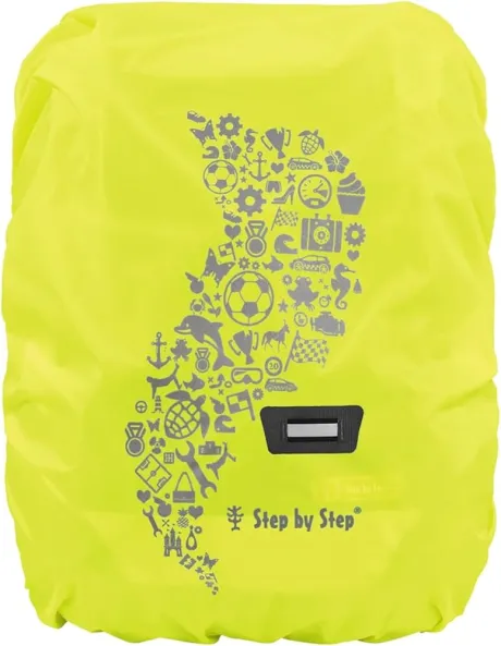 Step by Step Regen-/Sicherheitshülle, reflektierend, gelb, passend für alle Schulranzen und Tornister, schützt vor Regen und Schmutz, M : Amazon.de: Sport & Freizeit