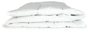Baby- und Kinderbettdecke Kamelflaumhaar waschbar, 80 x 80 cm, 240 g (Ganzjahr)