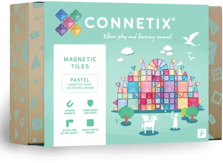 Connetix Magnetbausteine Pastel - 120 Teile - Creative Pack | Kindermaxx