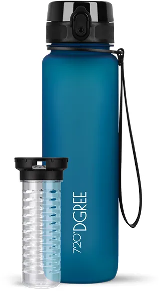 720°DGREE Trinkflasche 1l Sport “uberBottle“ softTouch +Sieb - BPA-Frei - Wasserflasche für Uni, Arbeit, Fitness, Fahrrad, Outdoor, Job - Sportflasche aus Tritan - Leicht, Stoßfest, Wiederverwendbar : Amazon.de: Sport & Freizeit
