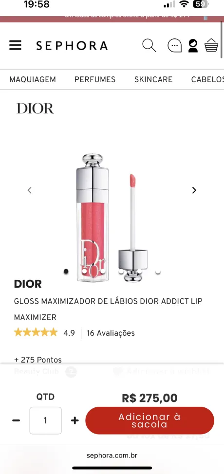 Gloss Dior COR 19