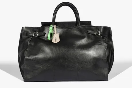 [ANIVER] Bolsa Tote Maxi Heaven Couro Preto | Schutz