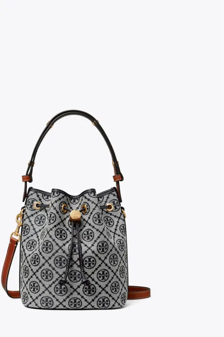 [ANIVER] Bolsa Bucket T Monogram Tory Navy - Tory