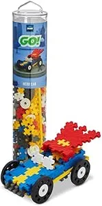 Plus-Plus 9604259 Geniales Konstruktionsspielzeug, GO! Auto Kreativ-Bausteine Tube, 200 Teile, Hero Car, Mini: Amazon.de: Spielzeug