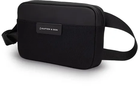 Kapten & Son Bauchtasche Bergen Crossbody All Black 0,8 L | Bauchtasche Damen & Herren | Handtasche Schwarz | Umhängetasche klein | ideal für Reisen, Alltag, City : Amazon.de: Fashion