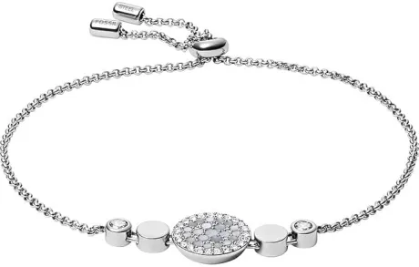 Fossil Women's Stainless Steel Bracelet, Glass : Amazon.de: Fashion