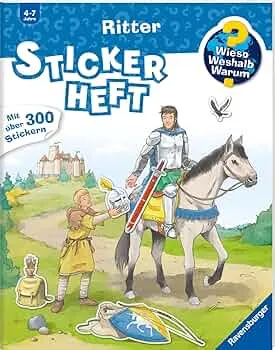 Wieso? Weshalb? Warum? Stickerheft - Ritter (ab 4 Jahre - mit über 300 Stickern) : Richter, Stefan: Amazon.de: Books