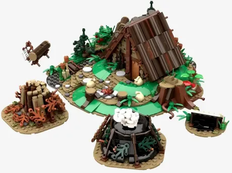 Mittelalterliches Köhlerlager online kaufen | BlueBrixx