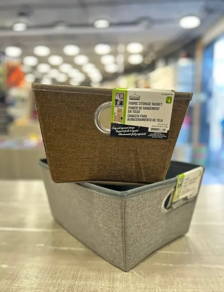 (4) Cajas organizadoras de tela grandes