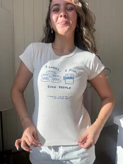 "fish & loaves" baby tee! – Joyful Living