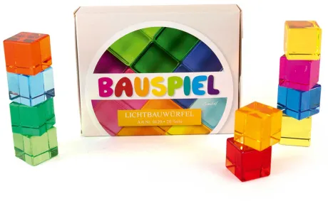 Lichtbauwürfel Bauspiel