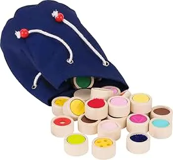 Goki 59004 Surface Tactile Felt Memo Board in Cotton Bag: Amazon.de: Toys