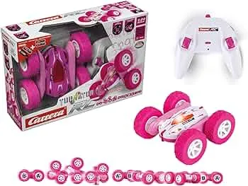 Carrera RC 2.4GHz Mini Turnator Pink I Remote Controlled Car from 6 Years I Electric Mini Car Including Remote Control, Battery & Batteries I Toy for Children and Adults for Indoor and Outdoor Use: Amazon.de: Toys