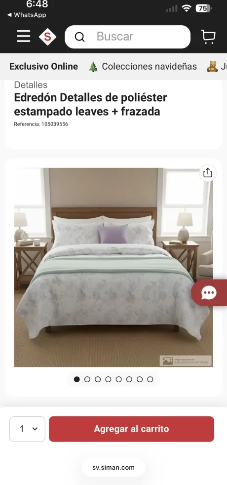 Edredón tamaño Queen