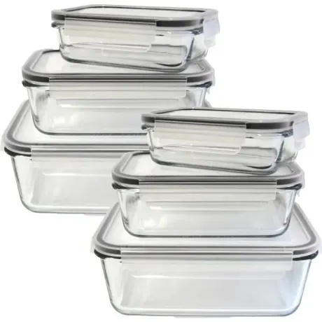 Boites de conservations en verre