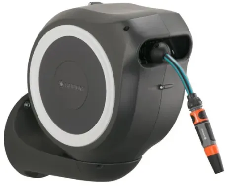 Enrouleur tuyau arrosage (15 m maxi)