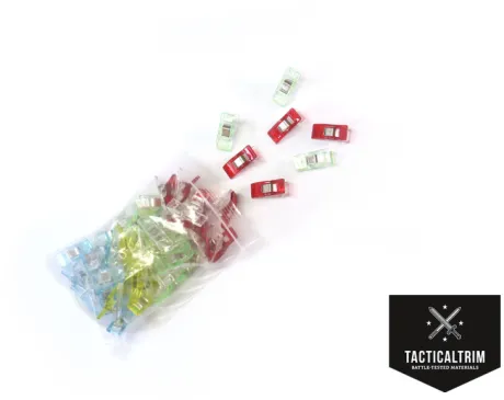 Stoffklammern mit flacher Unterseite Mehrfarbig 50er Pack, 5,80 €