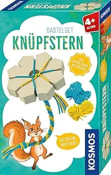KOSMOS 712594 Knüpfstern, Bastel-Set für Kordeln, für Kinder ab 4 Jahre, als Freundschaftsarmbänder, Deko, Haarband, Schnürsenkel, Schmuck, kreative Basteleien, DIY, Geschenk, Spielzeug: Amazon.de: Spielzeug