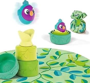 Ravensburger 4857 Play+ Baby-Stapel-Puzzle: Vogelnest, Montessori-Puzzle, Silikon, Saugnapf-Spielzeug für Baby ab 6 Monaten: Amazon.de: Spielzeug