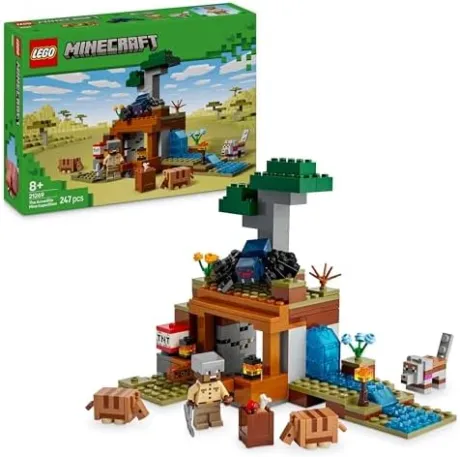 LEGO Minecraft Die Expedition zur Gürteltiermine - Interaktives Gamer Spielzeug mit Höhlenspinne- und Wolfsfiguren - TNT-Funktion - Gaming Geschenk für Jungen und Mädchen ab 8 Jahren - 21269: Amazon.de: Spielzeug
