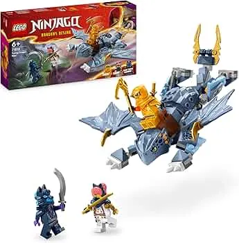 LEGO NINJAGO Riyu der Babydrache, Drachen-Spielzeug mit 3 Mini-Figuren, baubares Ninja-Spielzeug für 6-jährige Jungs und Mädchen, actionreiches Geschenk für Kinder 71810: Amazon.de: Spielzeug
