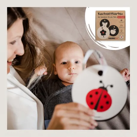Kontrastkarten ab 1. Monat | Hanniline