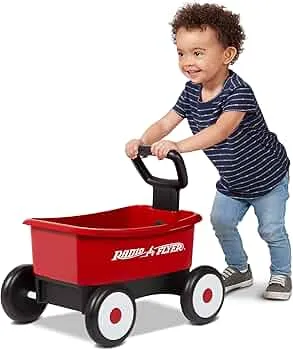 Radio Flyer Push & Pull Walker Wagon, roter 2-in-1 Spielzeug-Walker-Wagen für Kleinkinder, für 1–4 Jahre: Amazon.de: Spielzeug