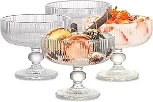 Conjunto de Taças em Vidro - para Sobremesa