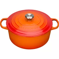 Le Creuset SIGNATURE Brer, rund, Ofenrot, 26 cm | GALERIA Karstadt Kaufhof