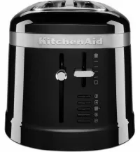 KitchenAid Design 4-Scheiben Langschlitztoaster in onyx schwarz