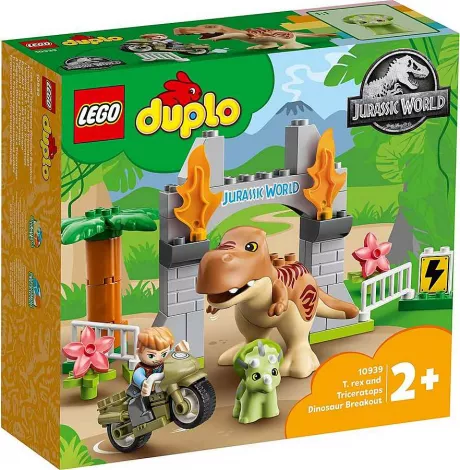 LEGO® Konstruktionsspielsteine »Ausbruch des T. Rex LEGO® DUPLO® Jurassic World